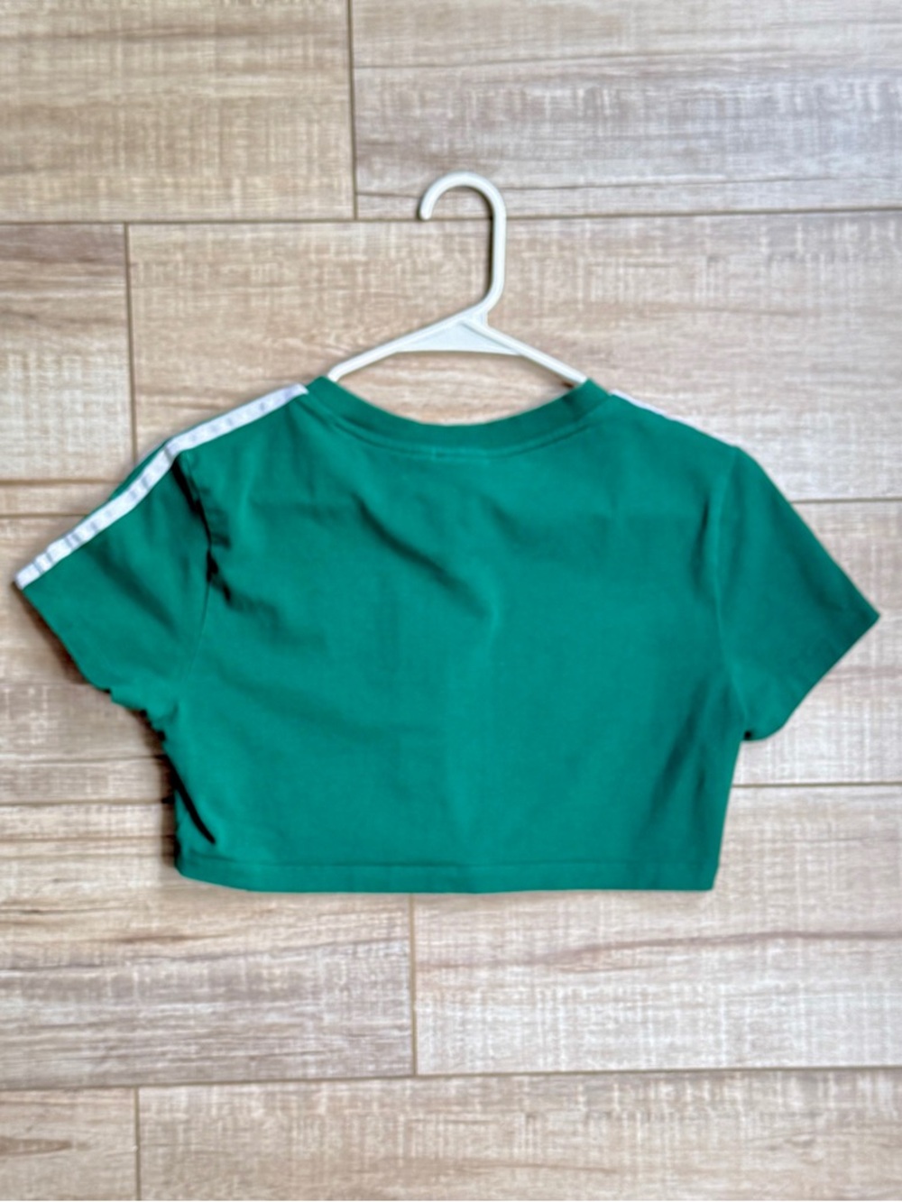 Adidas Originals Retro V-Neck Crop Top Collegiate Green M - Picture 5 of 8